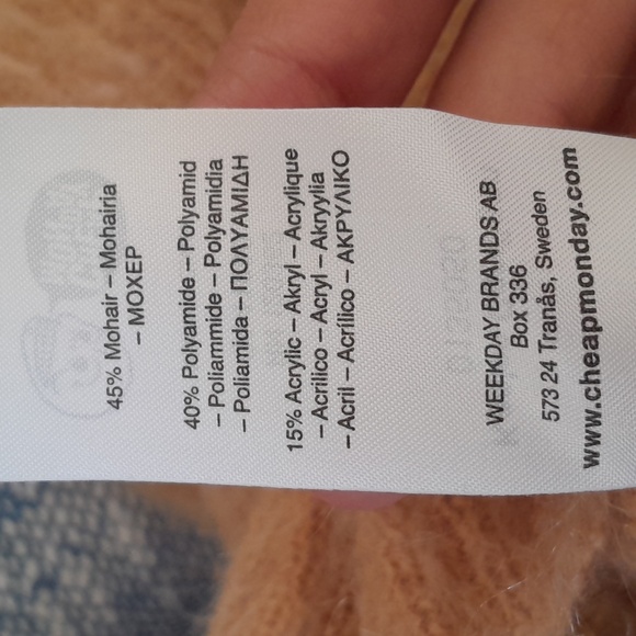 EUC- Kaelen Genuine Mohair Cardigan - Picture 15 of 16